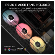 Corsair Air 5400 RS-R ARGB Black ATX Gaming Case