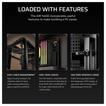 Midi Corsair Air 5400 RS-R ARGB Schwarz ATX Gaming Gehäuse