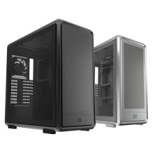 „Midi Cooler Master Masterframe 600 Mesh ARGB“ (juodas, grūdintas stiklas)