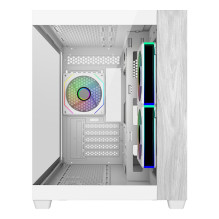 Midi Cooler Master Elite 481 Wood - MT - micro ATX - Seitenteil mit Fenster (gehärtetes Glas)