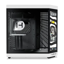 MIdi HYTE Y70 Touch Infinite Panda ATX Midi Tower Gaming Gehäuse weiß / schwarz Seitenfenster MIdi HYTE Y70 Touch Infinite Panda ATX Midi Tower Gaming Gehäuse weiß / schwarz Seitenfenster