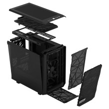 Fractal Design Meshify 2 Nano Gaming Gehäuse Black TG Dark Tint