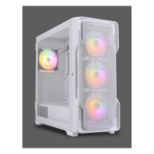 Mini Nanoxia DS-9 ARGB Airflow white - USB-C - TG-Mesh