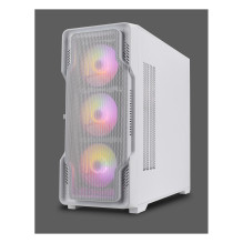 Mini Nanoxia DS-9 ARGB Airflow white - USB-C - TG-Mesh