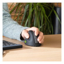 R-Go mouse HE ergonomic left Bluetooth large black / silver