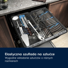 „Electrolux EEM43200L“ pilnai įmontuojama 10 vietų skalbimo mašina E