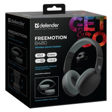 Ausinės DEFENDER BLUETOOTH FREEMOTION B480 JUODOS