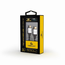 Gembird CCB-HDMIL-2M HDMI kabelis HDMI A tipo (standartinis), pilkas Gembird CCB-HDMIL-2M HDMI kabelis HDMI A tipo (standartinis), pilkas