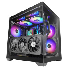 Mars Gaming MCVIEW3 computer case Mini Tower Black Mars Gaming MCVIEW3 computer case Mini Tower Black