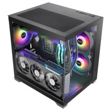 Mars Gaming MCVIEW3 computer case Mini Tower Black Mars Gaming MCVIEW3 computer case Mini Tower Black