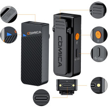 Microphone - Comica Vimo C3 wireless system for cameras and smartphones Microphone - Comica Vimo C3 wireless system for cameras and smartphones