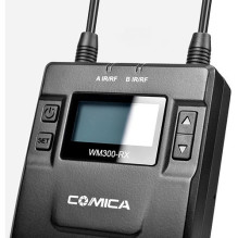 Wireless microphone - Comica CVM-WM300C two-channel system 100m range Wireless microphone - Comica CVM-WM300C two-channel system 100m range