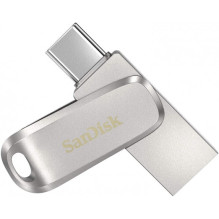 Sandisk 64GB Ultra Dual Drive Luxe USB 3.1 / USB-C Silver Sandisk 64GB Ultra Dual Drive Luxe USB 3.1 / USB-C Silver