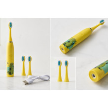 „iLike Kids“ įkraunamas „Sonic“ elektrinis dantų šepetėlis, USB įkrovimas, 3 šepetėlio galvutės (1+2 keičiamos galvutės) „iLike Kids“ įkraunamas „Sonic“ elektrinis dantų šepetėlis, USB įkrovimas, 3 šepetėlio galvutės (1+2 keičiamos galvutės)