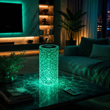 iLike Crystal Touch RGB LED Lamp with Bluetooth Speaker, Ambient Night Light, Remote Control iLike Crystal Touch RGB LED Lamp with Bluetooth Speaker, Ambient Night Light, Remote Control