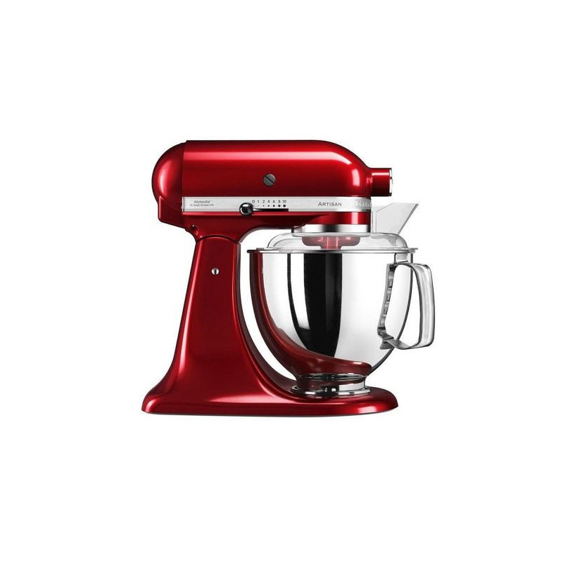 KitchenAid Artisian Food Processor 4.8, 300W, 10 Speed, Candy Apple Red EU 5KSM175PSECA