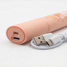 „iLike Kids“ įkraunamas „Sonic“ elektrinis dantų šepetėlis, USB įkrovimas, 3 šepetėlio galvutės (1 + 2 keičiamos galvutė „iLike Kids“ įkraunamas „Sonic“ elektrinis dantų šepetėlis, USB įkrovimas, 3 šepetėlio galvutės (1 + 2 keičiamos galvutė