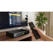 Esperanza EV106P Digital DVB-T2 H.265 / HEVC tuner, Black Esperanza EV106P Digital DVB-T2 H.265 / HEVC tuner, Black