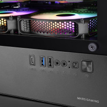 Mars Gaming MCQUANTUM computer case Midi Tower Black