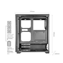 Mars Gaming MCQUANTUM computer case Midi Tower Black