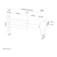 Neomounts FPMA-W830BLACK TV mount / stand