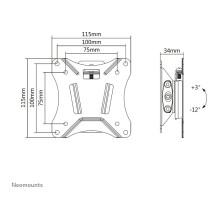 Neomounts NM-W60BLACK TV mount / stand Neomounts NM-W60BLACK TV mount / stand