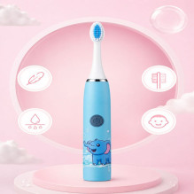 „iLike Kids“ įkraunamas „Sonic“ elektrinis dantų šepetėlis, USB įkrovimas, 3 šepetėlio galvutės (1+2 keičiamos galvutės) „iLike Kids“ įkraunamas „Sonic“ elektrinis dantų šepetėlis, USB įkrovimas, 3 šepetėlio galvutės (1+2 keičiamos galvutės)