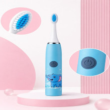 „iLike Kids“ įkraunamas „Sonic“ elektrinis dantų šepetėlis, USB įkrovimas, 3 šepetėlio galvutės (1+2 keičiamos galvutės) „iLike Kids“ įkraunamas „Sonic“ elektrinis dantų šepetėlis, USB įkrovimas, 3 šepetėlio galvutės (1+2 keičiamos galvutės)