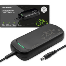 Elektrinio dviračio, paspirtuko įkroviklis XIAOMI 36V, 42V, 2A, 8.0*8.0mm, atsparus vandeniui IP54