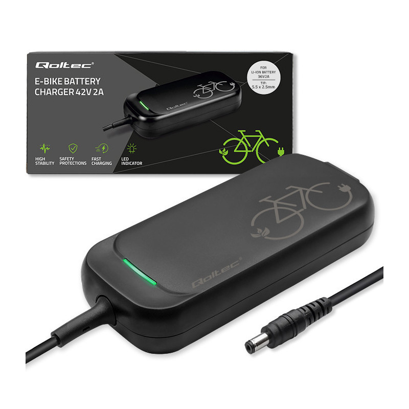 Elektrinio dviračio, paspirtuko įkroviklis XIAOMI 36V, 42V, 2A, 8.0*8.0mm, atsparus vandeniui IP54