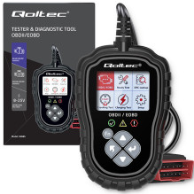 Daugiafunkcinis automobilio diagnostikos įrenginys, OBDII, EOBD, skirtas gedimų kodų ir parametrų skaitymui LCD ekrane