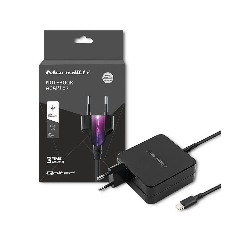 Universal charger, 90W, 5-20.3V, 2.4-4.5, USB type C