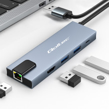 USB-C 5-in-1 hub adapter,...