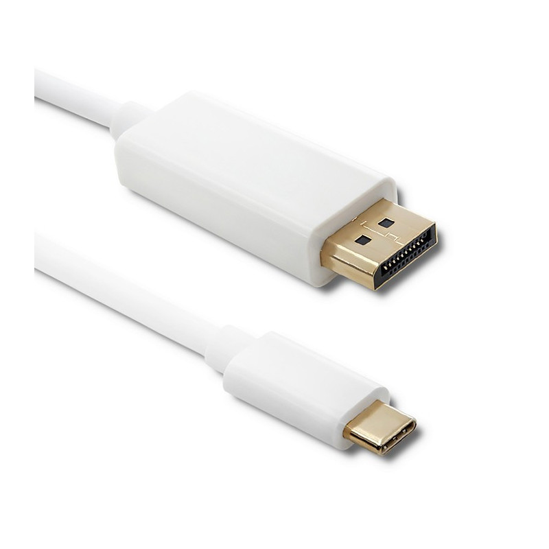Qoltec Displayport Alternate mode, USB 3.1 type C male, Displayport male, 5K, 1m