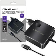 Itin greitas 65 W GaN maitinimo adapteris, USB-C PD PPS, 5–21 V, 3–3,25 A, nešiojamajam kompiuteriui, „MacBook“