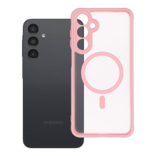 Case for Samsung A16 5G / A16 4G Full Matte Mag Cover compatible with MagSafe light pink