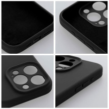 Case for iPhone 16e (SE 4 2025) / 17e Silicone 2mm (camera protection) black