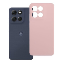 Motorola G86 5G silikoninis 2 mm dėklas (apsauginis fotoaparatas), rausvos spalvos Motorola G86 5G silikoninis 2 mm dėklas (apsauginis fotoaparatas), rausvos spalvos