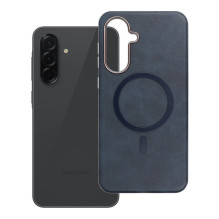 Case for Samsung A36 Gentleman Mag Cover compatible with MagSafe navy blue Case for Samsung A36 Gentleman Mag Cover compatible with MagSafe navy blue
