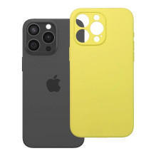 iPhone 15 PRO MAX silikoninis 2 mm dėklas (apsauga nuo kameros), suderinamas su „MagSafe“, geltonas iPhone 15 PRO MAX silikoninis 2 mm dėklas (apsauga nuo kameros), suderinamas su „MagSafe“, geltonas