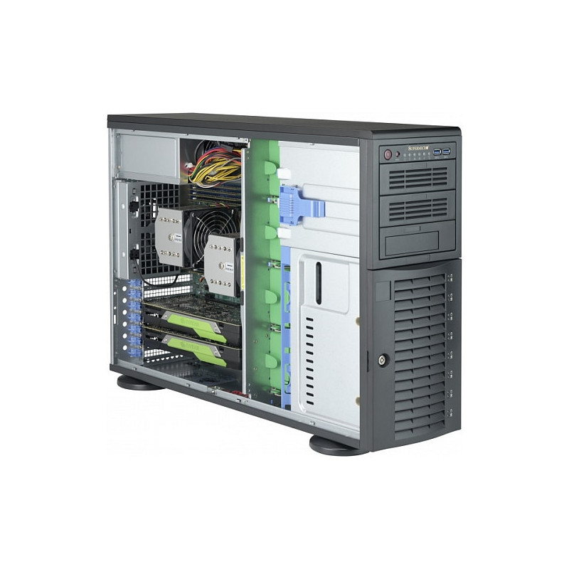 „Supermicro CSE-743AC-1K26B-SQ“ kompiuterio korpusas