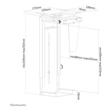 „Neomounts NM-CPU100BLACK“ procesoriaus laikiklis „Neomounts NM-CPU100BLACK“ procesoriaus laikiklis