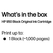 HP 950 Black Original ink cartridge