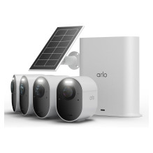 ARLO Ultra 3 apsaugos kamerų rinkinys su 4 kameromis ir saulės baterija