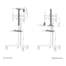 Select Videobar Multimedia-Kit AFLS-825BL1 Black Neomounts Select Videobar Multimedia-Kit AFLS-825BL1 Black Neomounts