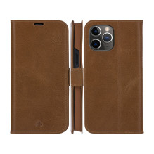 dbramante1928 Copenhagen Slim - Flip-Hlle fr Mobiltelefon - genarbtes Leder - Hellbraun - fr Apple iPhone 13 Pro Max