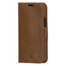 dbramante1928 Copenhagen Slim - Flip case for mobile phone - grained leather - light brown - for Apple iPhone 13 Pro Max