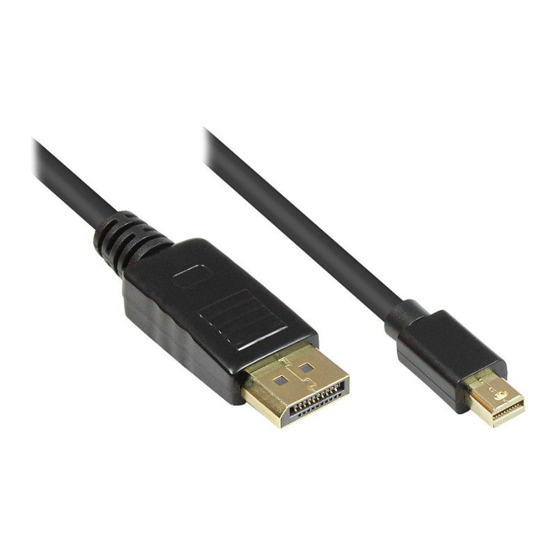 Monitoriaus kabelis Mini DisplayPort - DisplayPort S / S 1,0m juodas