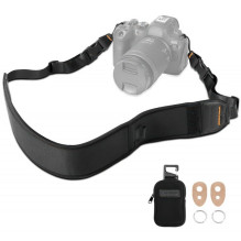 Camera strap - KF Concept Urban Wander 01, 36 kg load, UHMW-PE, Black Camera strap - KF Concept Urban Wander 01, 36 kg load, UHMW-PE, Black