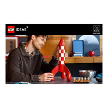 21367 Idėjos Die Mondrakete von Tintin 21367 Idėjos Die Mondrakete von Tintin